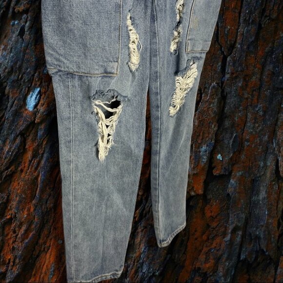 CARMAR High Rise Cargo Jeans Size 26 - Picture 10 of 16